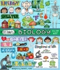 Make science fun with Biology clip art for teachers and kids by DJ Inkers