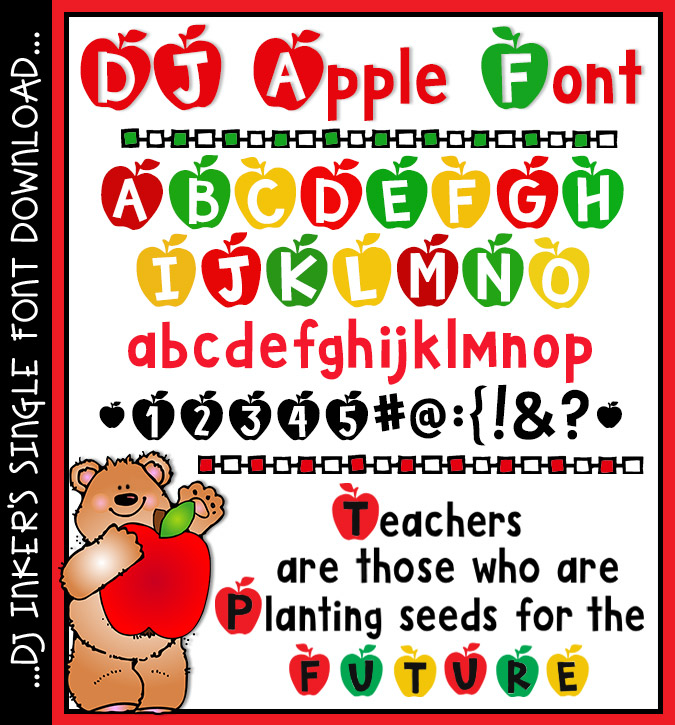 DJ Apple Font Download