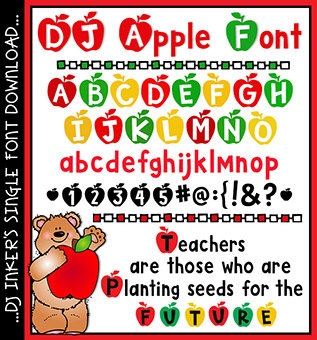 DJ Apple Font Download