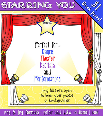 Starring YOU - Printable Stage Page Activity Download