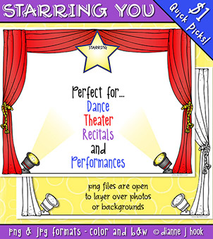 Starring YOU - Printable Stage Page Activity Download
