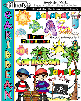 Caribbean Clip Art - Wonderful World Download