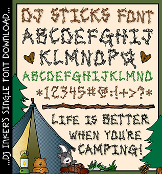 DJ Sticks Font Download