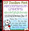 DJ Inkers' Doodlers font adds cute dot lettering to your creations