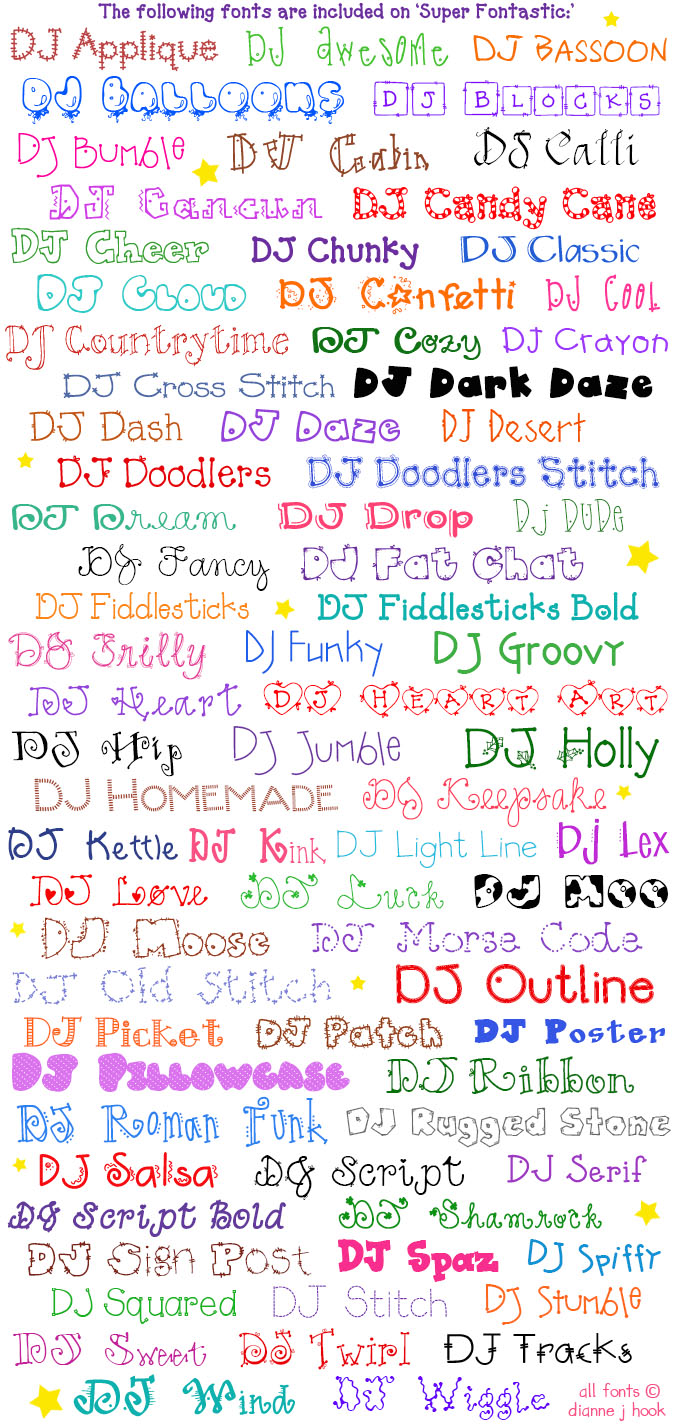 77 cute, creative fonts for any occasion! Fonts for teachers, crafting and making your project fun