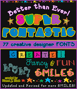 Super Font-astic - Download 77 Creative Fonts by DJ Inkers