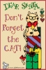 Dear Santa, don't forget the cat! Made with DJ Inkers Christmas clip art