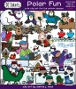 Jolly Holiday Christmas Clip Art Collection - 9 Set Bundle