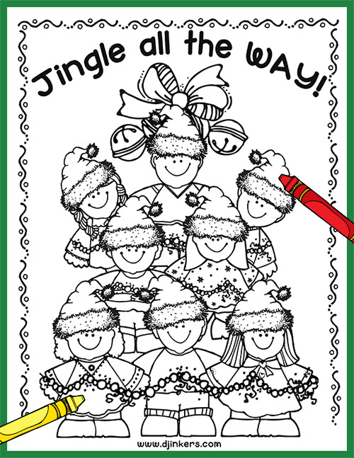 Deck the Halls - Jolly Holiday Clip Art Download