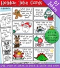 Holiday Jokes for kids, lunch box or Christmas crackers by DJ Inkers
