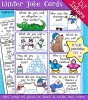 Printable Lunch box Joke Cards for Winter by DJ Inkers
