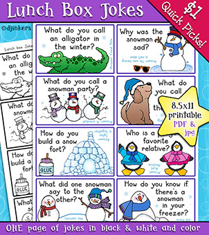 Winter Lunch Box Jokes for Kids Download