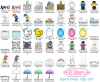 April Kids - Spring and Easter Clip Art Download