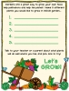 Let's grow worksheet for kids to learn about gardens by DJ Inkers