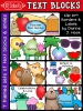 Text Blocks, Clip Art Borders, Notes and Labels for Teachers by DJ Inkers