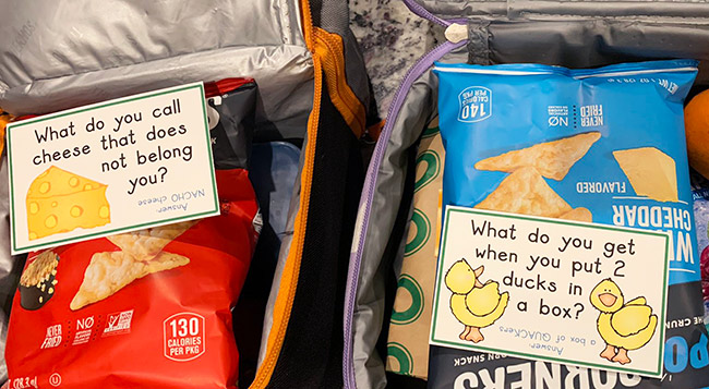 Joke Cards Collection - Printable Lunch Box Jokes for Kids