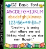 DJ Fonts for Pre-K - Preschool and Kindergarten Classroom Collection