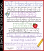 DJ Fonts for Pre-K - Preschool and Kindergarten Classroom Collection