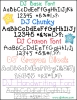 DJ Fonts for Preschool and Kindergarten - Pre-K Font Collection