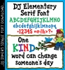 Font-astic Classroom Collection - 5 DJ Fonts for Teachers