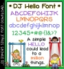 Font-astic Classroom Collection - 5 DJ Fonts for Teachers