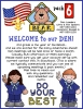 Welcome letter Bear Den made with DJ Inkers clip art