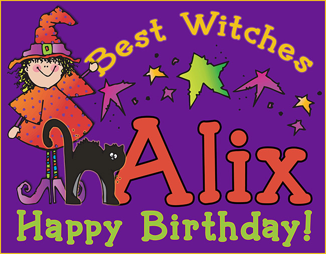 Best Witches Halloween card by DJ Inkers