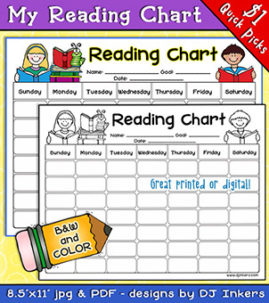 My Daily Reading Chart Download