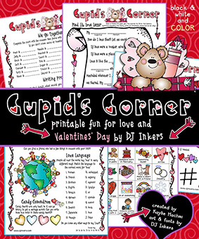 Cupid's Corner - 5 Printable Valentine Activities for Kids
