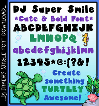 DJ Super Smile - Bold Font Download