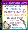A terrific serif font with a touch of bounce and whimsy by DJ Inkers