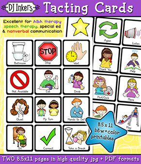 Nonverbal Communications Chart - Tacting Cards