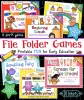 Printable File Folder Games bundle for preschool and kindergarten by DJ Inkers