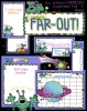 Far Out cosmic classroom kit for an outer space theme by DJ Inkers