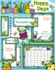 Frog Happy Days classroom theme borders and printables by DJ Inkers