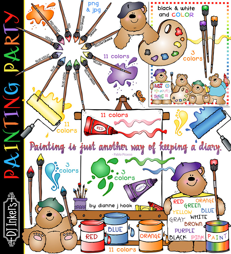 Painting Party Clip Art Download