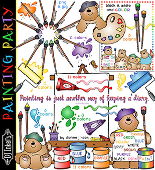 Painting Party Clip Art Download